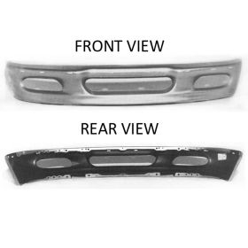 1997-1998 Ford Expedition Front Bumper-Chrome-W/ Fog-  Chrome- 4Wd / 2Wd - FO1002338-2