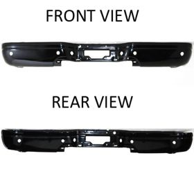 2003-2007 Ford Pickup F450 Superduty Bumper Rear Paint To Match W/Sensor Hole - OEM# 3C3Z17906BA - FO1102347-3