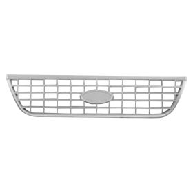 2002-2005 Ford Explorer (Except Sport Or Sport Trac) Grille-Chrome & Silver -Eddie Bauer / Limited - FO1200397-2