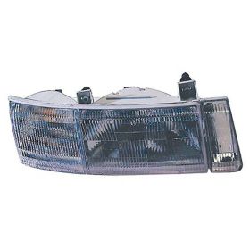 1992-1995 Ford Taurus Headlamp  Rh (Passenger Side)   W/O Park Light Socket & Bulb - Sho Model - FO2503163-2