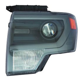 Ford Pickup F150 Svt Raptor 2010-2014 Passenger Side Hid Head Light Lens And Housing - FO2519122 OEM# [List of Available Parts]/Lights/Headlights