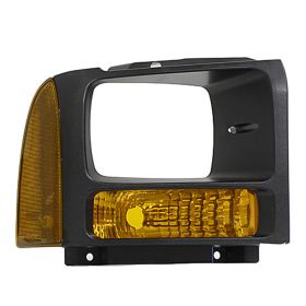 2005-2007 Ford Pickup- F250Hd / F350 Park / Signal Lamp Unit  Rh (Passenger Side)- Includes Grey Headlamp Door - FO2521182-2