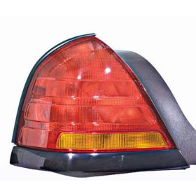 1999-2011 Ford Crown Victoria Rear Lamp  Lh (Driver Side)  Red -W/ Black Moulding - FO2800175-2