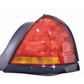 2001-2011 Ford Crown Victoria Rear Lamp  Rh (Passenger Side)  Red -W/ Black Moulding - FO2801175-2