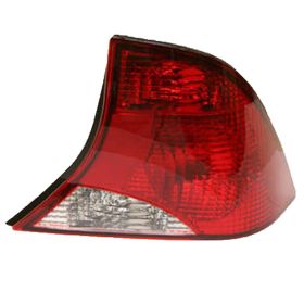 2003-2004 Ford Focus Tail Lamp Passenger Side W/Black Housing Sedan - FO2801198V-3
