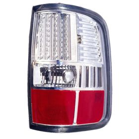 2004-2008 Ford Pickup- F150 (New Style) Performance Rear Lamp Kit  Rh  (Passenger Side) & Lh (Driver Side)- Led- Chrome -Styleside - FO2811176-2