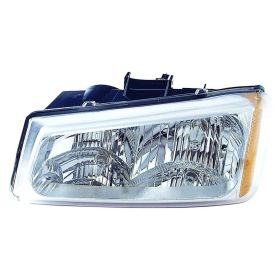 2007-2007 Chevrolet Silverado -Classic Performance Headlamp Set Lh (Driver Side)+Rh  (Passenger Side) - Chrome - GM2505127-2