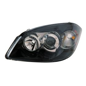 2005-2010 Chevrolet Cobalt Performance Headlamp Set Lh (Driver Side)+Rh  (Passenger Side) -  Projector Style (Black Bezel) - GM2505131-2