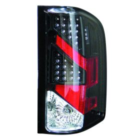 2007-2010 Chevrolet Silverado 1500 Performance Rear Lamp Set Lh (Driver Side)+Rh  (Passenger Side) - Led (Black) - GM2811202-2