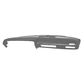 1971-1974 Dodge Challenger Black Plastic Dash Cap For Models With Air Conditioning - Goodmark Brand - GMK2120522712AA