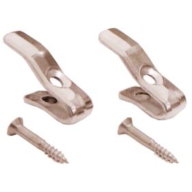 1964-1966 Ford Mustang Driver And Passenger Side Pair Of Coat Hooks With Screws For Hardtop And Fastback Models - Goodmark Brand - GMK3020532641P
