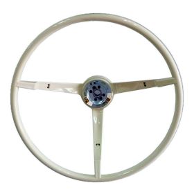 1965-1966 Ford Mustang White Steering Wheel - Goodmark Brand - GMK3020540654