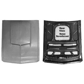 1967-1968 Ford Mustang Fiberglass Gt500 Style Hood With Steel Reinforcement - Goodmark Brand - GMK3021200673