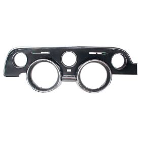 1968-1968 Ford Mustang Black Camera Case Finish Instrument Bezel For Models With Standard Interior - Goodmark Brand - GMK3021523681