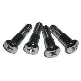 1965-1967 Chevrolet Chevelle 4-Piece Backup Light Lens Screw Kit - Goodmark Brand - GMK4010847651S