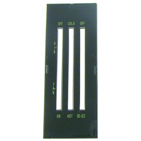 Fits Various Models - Call Us To Confirm! Heater Control Lens With Correct Green Script - Goodmark Brand - GMK40125236912