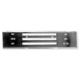 1968-1968 Chevrolet Chevelle Heater Control Lens For Models Without Air Conditioning - Goodmark Brand - GMK40325236815