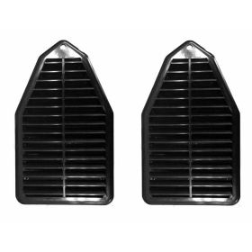 1969-1969 Buick Special Driver And Passenger Side Pair Of Door Jamb Vent Louvers With Correct Rubber Seals - Goodmark Brand - GMK403261269P