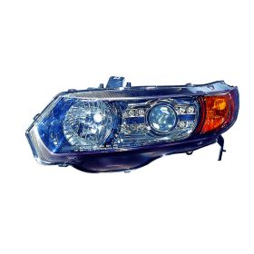 2006-2011 Honda Civic- Coupe Performance Headlamp Set Lh (Driver Side)+Rh  (Passenger Side) - Projector Style - Led - Black - HO2505145-2