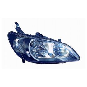 2004-2005 Honda Civic- Sedan -Hybrid Performance Headlamp Set Lh (Driver Side)+Rh  (Passenger Side) - Black - HO2505146-2