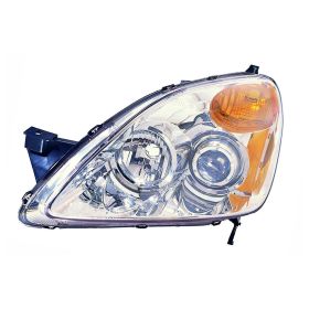 2002-2004 Honda Crv Performance Headlamp Set Lh (Driver Side)+Rh  (Passenger Side) - Projector Style - Chrome - HO2505148-2
