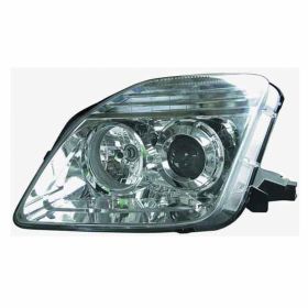 1997-2001 Honda Prelude Performance Headlamp Set Lh (Driver Side)-Rh  (Passenger Side) - Projector - Chrome - HO2505151-2