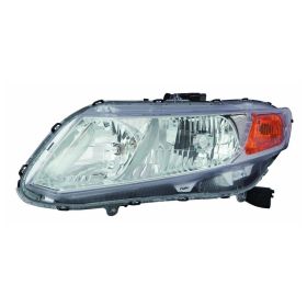 2012-2012 Honda Civic- Coupe Performance Headlamp Set Lh (Driver Side)+Rh  (Passenger Side) - Chrome Bezel - HO2505155-2