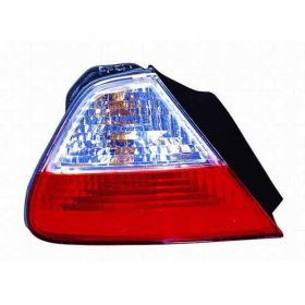 1998-2002 Honda Accord- Coupe Performance Rear Lamp Set Lh (Driver Side)+Rh  (Passenger Side) - Diamond Clear / Red Lens - HO2811268-2