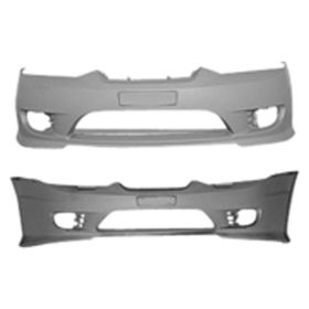 2005-2006 Hyundai Tiburon Bumper Front Primed W/Fog Lamp Hole - OEM# 865112C500 - HY1000153-3