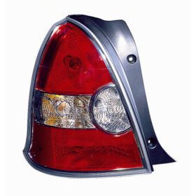 2007 Hyundai ACcent Hatchback Tail Lamp Driver Side HQ - OEM# 924011E210 - HY2800138-3