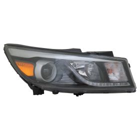 Headlamp Assembly, Rh (Passenger Side)- Halogen, W/ Jewel Led Lamp Dlr- Limited / Sx / Sxl Models- Capa Certified Oem# 92102A9130