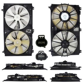 2007-2011 Lexus Gs350 Cooling Fan Assembly 3.5L - OEM# 1671131240-PFM - LX3115125-3