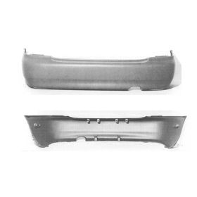 1995-1998 Mazda Protege Bumper Rear Primed - MA1100141-3
