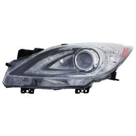 2010-2011 Mazda Mazda 3 Head Lamp Driver Side Hid W/O Auto Level Control W/O Doorl HQ - OEM# BBM551041M - MA2518152-3