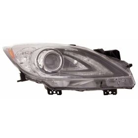 2010-2011 Mazda Mazda 3 Head Lamp Passenger Side Hid W/O Auto Level Control W/O Doorl HQ - OEM# BBM551031M - MA2519152-3