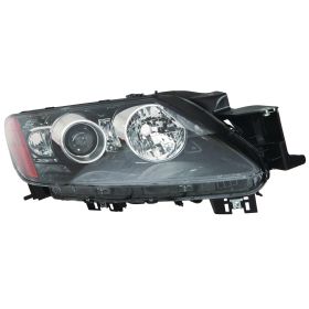 2011-2012 Mazda Cx7 Head Lamp Passenger Side Halogen W/O Signal HQ - OEM# EH46510K0D - MA2519162-3