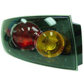 2004-2006 Mazda 3- Sedan Rear Lamp Assembly  Lh (Driver Side)- Outer-Clear Lens- Red & Amber Inner -Sport Type - MA2800127-2