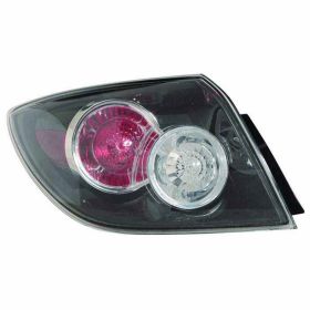 Mazda 3 2007-2009 Driver Side Outer Tail Light Assembly - MA2804106 OEM# BR5S51160C