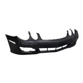 2007-2009 Mercedes E320 Bumper Front Primed W/O Sensor W/O H L Washer Hole W/O Sport Pkg - MB1000271-3