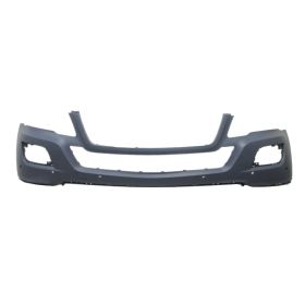 2009-2011 Mercedes Ml350 Bumper Front Primed W/Sensor W/O H L Washer Hole W/O Sport Pkg - OEM# 1648803240 - MB1000292-3
