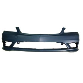 2012-2013 Mercedes S350 Bluetec Bumper Front Primed W/O Sensor W/Sport Pkg W/Led Doorive Lamp Slot - OEM# 22188042409999 - MB1000350-3