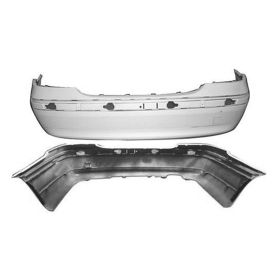 2003-2007 Mercedes C230 Bumper Rear Primed W/Classic/Elegance Sedan - MB1100157-3