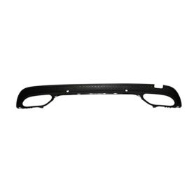 2015-2016 Mercedes C300 Bumper Lower Rear W/O Amg Carbon Fiber Texture Black - OEM# 2058856238 - MB1195108-3