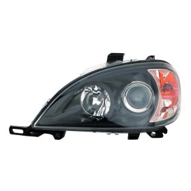 1998-2001 Mercedes Benz Ml320 Performance Headlamp Set Lh (Driver Side)+Rh  (Passenger Side) - Projector - Black Bezel - MB2505104-2