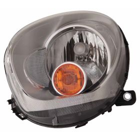 Headlamp Assembly, Lh (Driver Side)- Halogen- Yellow Signal- Capa Certified Oem# 63129801033