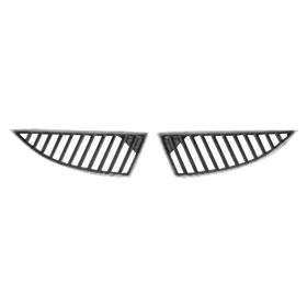 2004-2005 Mitsubishi Lancer Grille  Lh (Driver Side)-Primed Grey- In Bumper -Sedan - MI1200248-2
