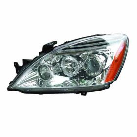 2004-2007 Mitsubishi Lancer Performance Headlamp Set Lh (Driver Side)-Rh  (Passenger Side) - Projector Style - Chrome - MI2505116-2