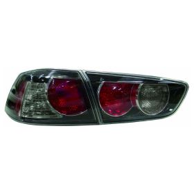 2008-2010 Mitsubishi Lancer Performance Tail Lamp Set Lh (Driver Side)+Rh  (Passenger Side) - Oem Style - Clear Signal Lens - With Turbo - MI2811139-2