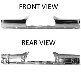 1993-1995 Nissan Pathfinder Rear Bumper Centre Piece-Chrome - NI1102106-2