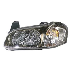 2001-2001 Nissan Maxima Headlamp Assembly  Lh (Driver Side)-Silver Inside -W/ 20Th Anniversary - NI2502133-2